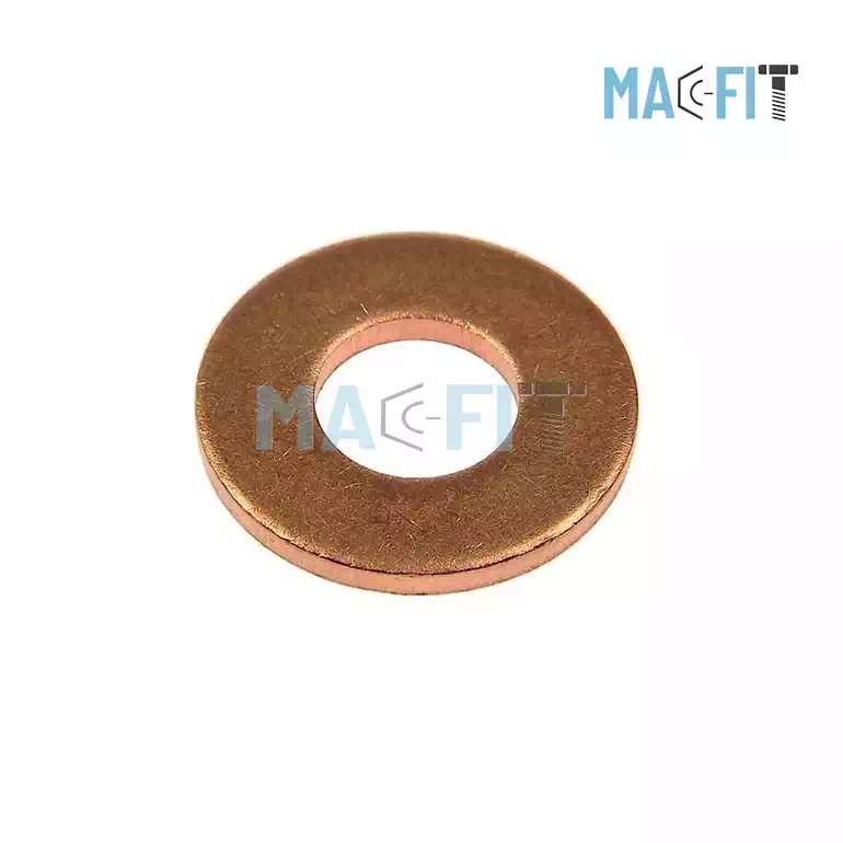 Copper Plain Washer