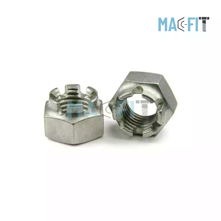 Alloy Castle Nut