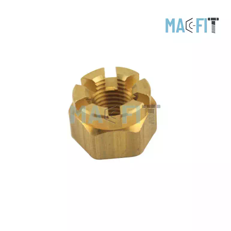 Brass Castle Nut