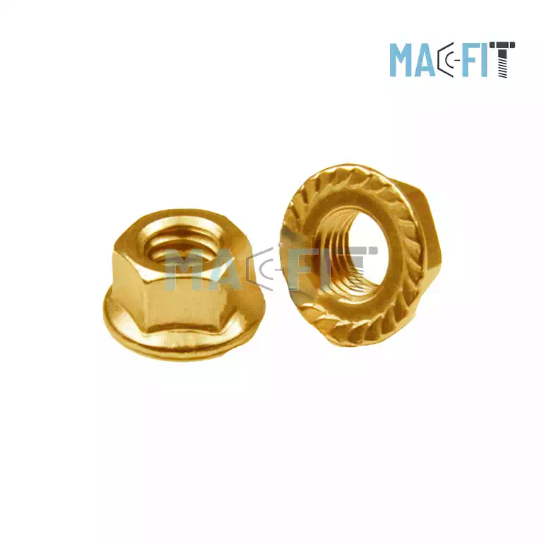 Brass Hex Flange Nut