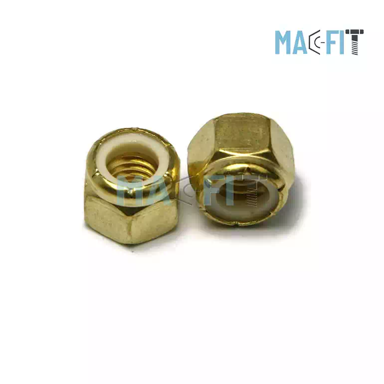 Brass Nyloc Nut