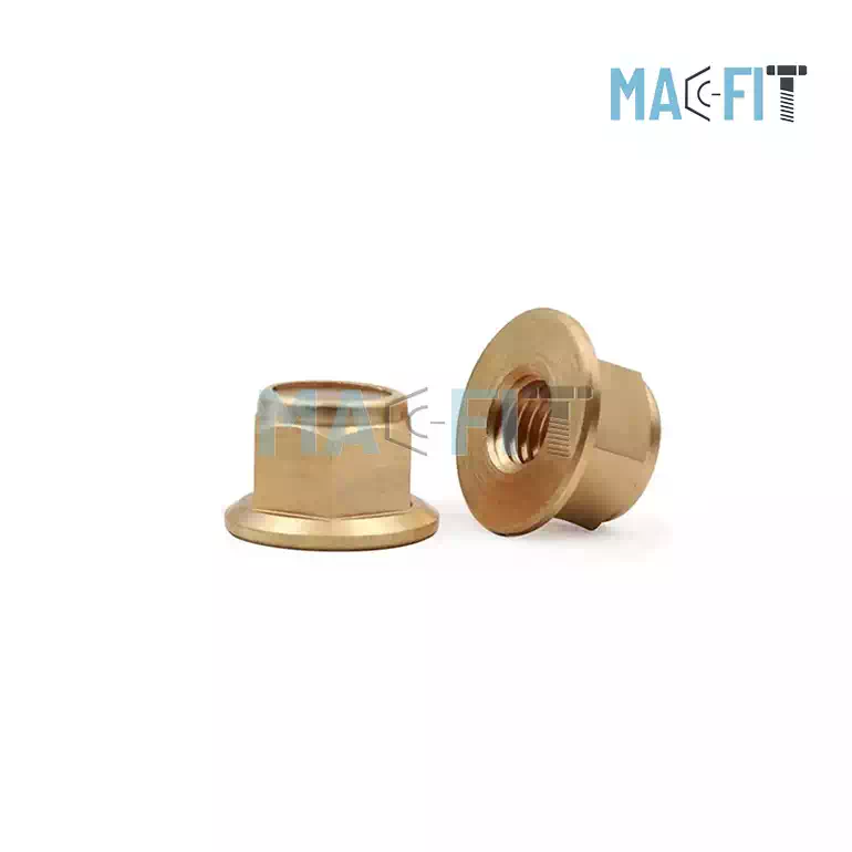 Copper Hex Flange Nut