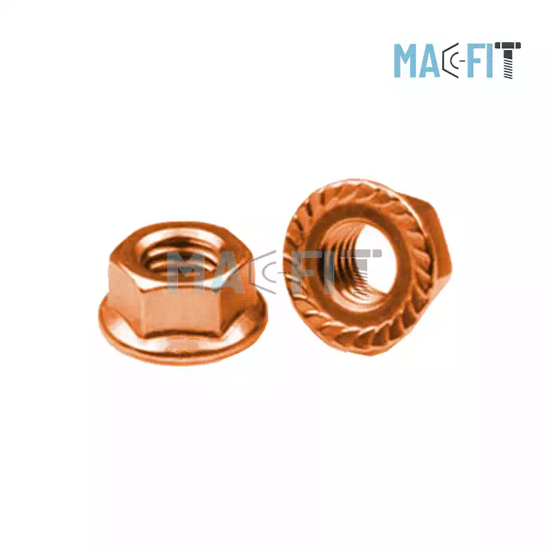 Phosphor Hex Flange Nut